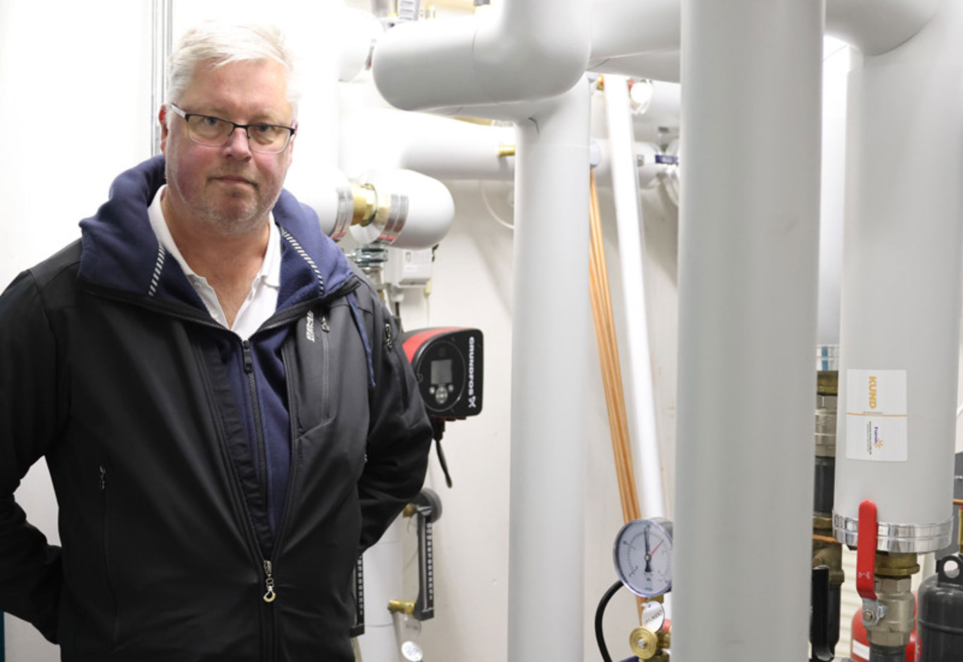 Peter Grundberg, teknisk förvaltare för Wennerholmkoncernen